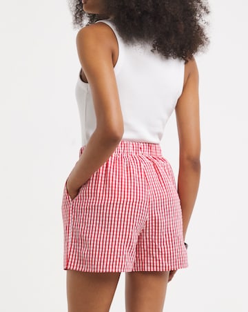Vila High Waisted Stripe Short