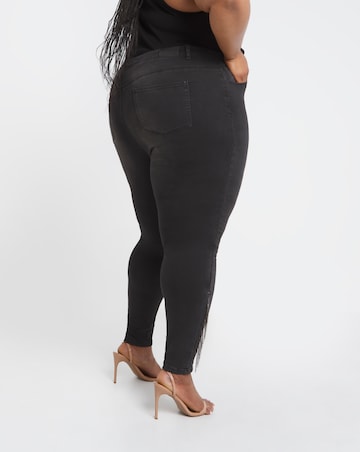 Chloe Chain Fringe Skinny Jeans