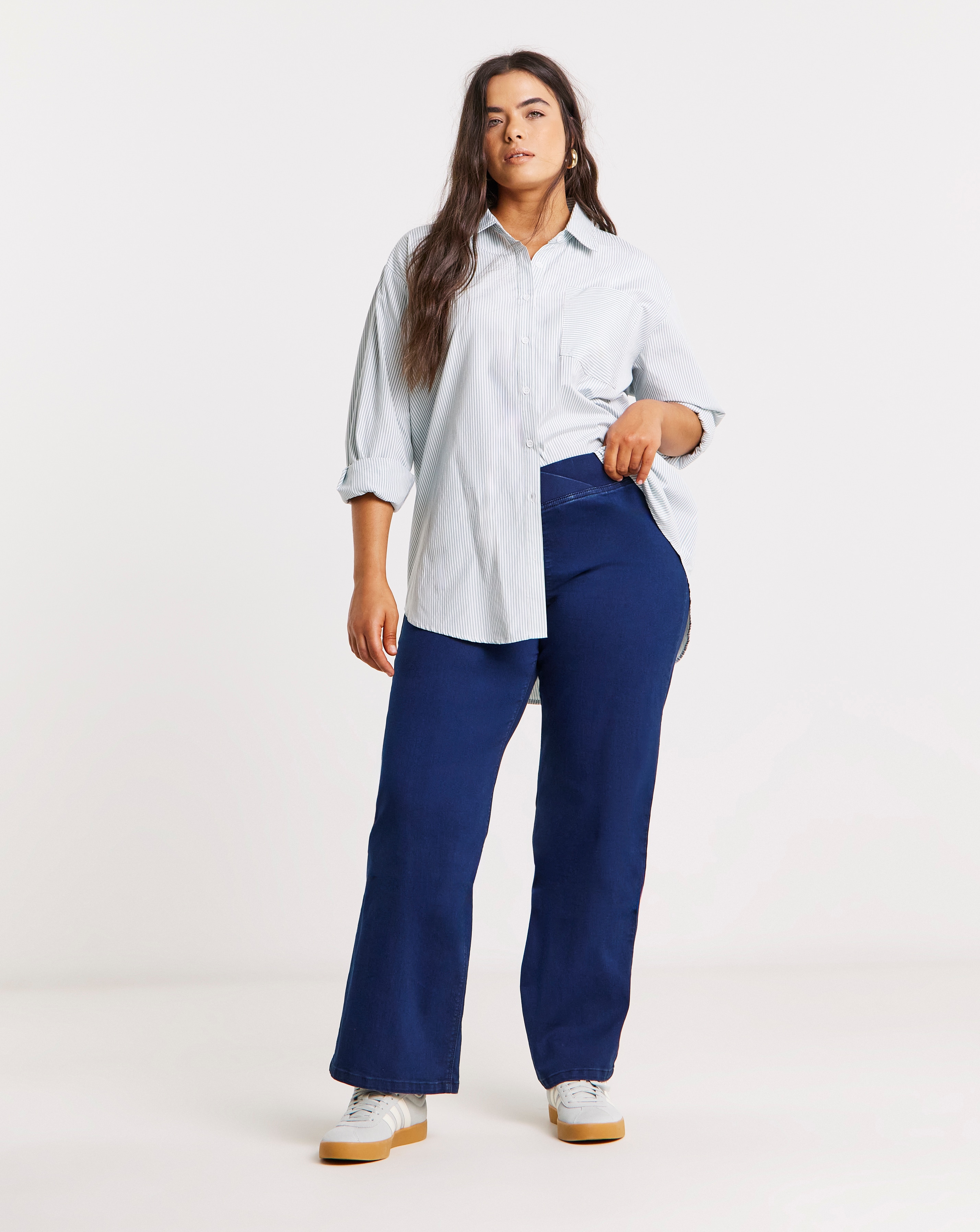 Indigo Weekender Wide Leg Jegging