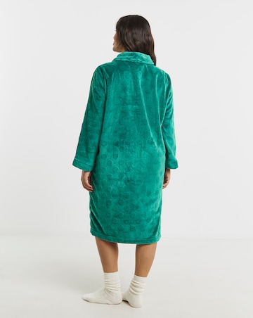 Pretty Secrets Button Fleece Dressing Gown