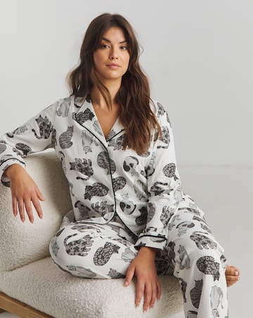 Pretty Secrets Button Through Cotton Pyjama Set