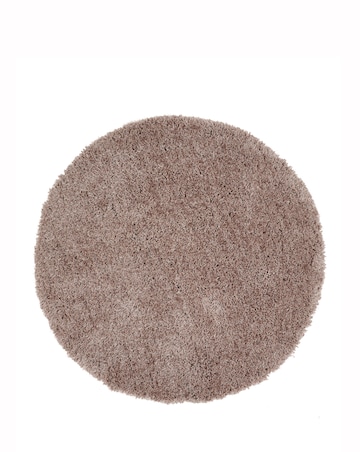 Chicago Light Neutrals Shaggy Circle Rug