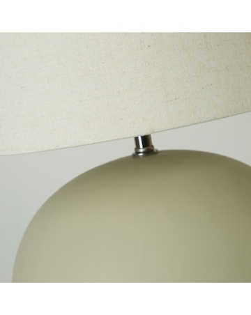 Flat Base Ceramic Table Lamp