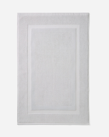 Egyptian Cotton Bath Mat - Silver