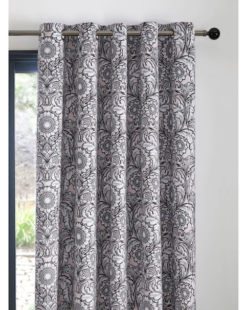 Laurence Llewelyn-Bowen Romilly Velvet Eyelet Curtain