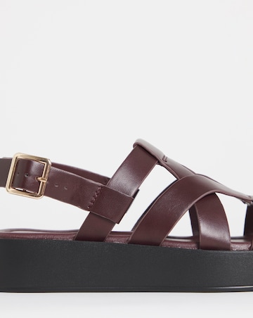 Finch Chunky Fisherman Sandals - Wide Fit (E)