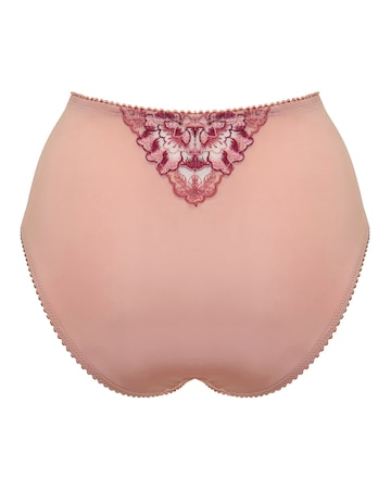 Pour Moi Sofia High Waist Deep Brief Pink/Mulberry
