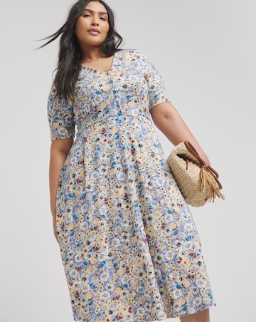 Joe Browns Floral Tea Jersey Midaxi Dress | Simply Be