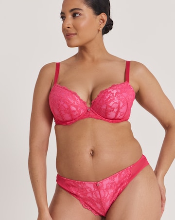 Ann Summers Sexy Lace Planet Brazilian Dark Pink