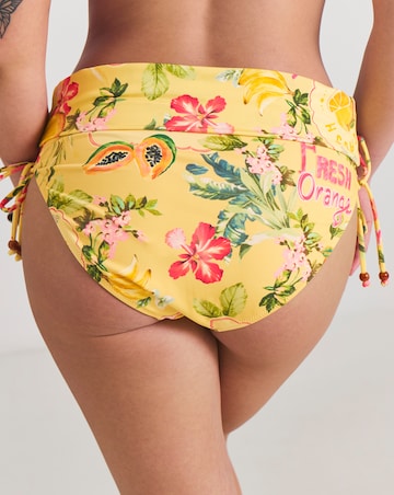 Figleaves Fruit Print Adjustable Foldover Bikini Bottoms