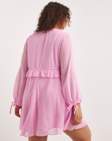 Georgette Frill Skater Dress