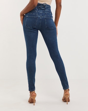 Skinny Highwaisted Corset Jeans