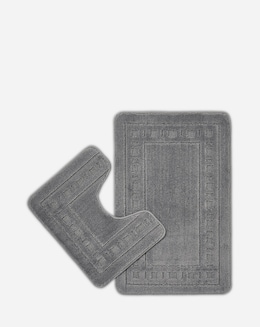Catherine Lansfield Armoni Bath and Pedestal Mat Set