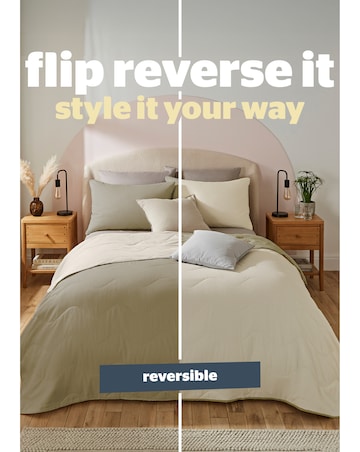 Silentnight Summer Breeze Seersucker Coverless 2.5 Tog Duvet and Pillowcase Set