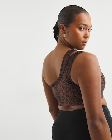 Pink Soda Adder Asymetric Bra