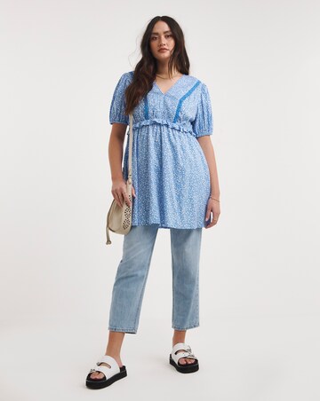 Joe Browns Lace Trim Ditsy Top