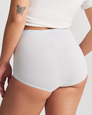 Sloggi 3Pack Cotton Basic Maxi Knicker, Mint Multi