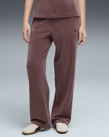 PUMA Essential Valour Rib Straight Pants