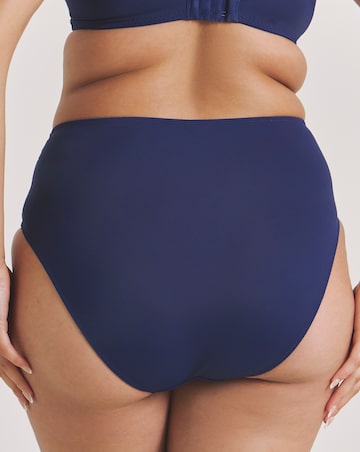Pretty Secrets (2 Pack) New Ella Full Knickers Navy/White