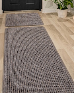 Stripe Utility Runner &amp; Doormat Set
