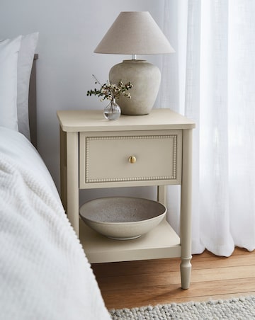 Darcy Bobbin Trim Side Table