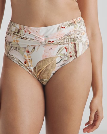 MAGISCULPT Medium Control Twist Front High Waist Bikini Bottoms