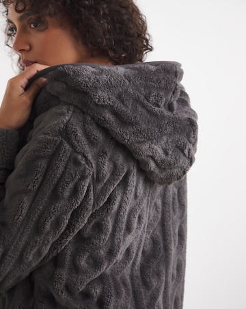 Pretty Secrets Cable Fleece Lounge Cardigan