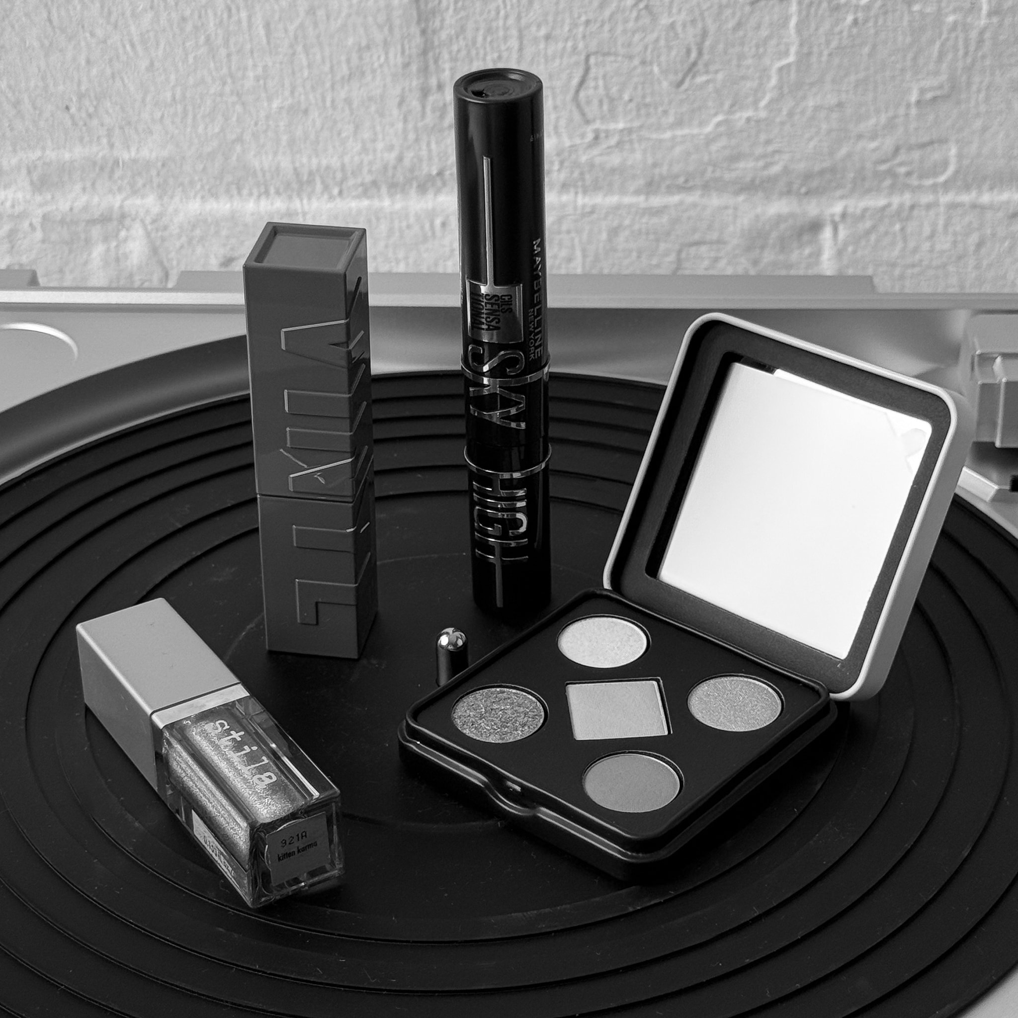 A composition of beauty products for Bla