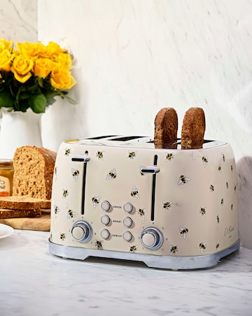 Cath Kidston Bees 4 Slice Toaster