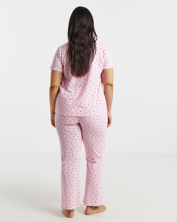 Pretty Secrets Back to Basics Pyjama Set Spot Print