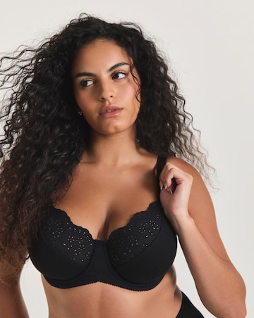 Pretty Secrets (2 Pack) New Jane Full Cup Wired Bras (D-K) Black/White