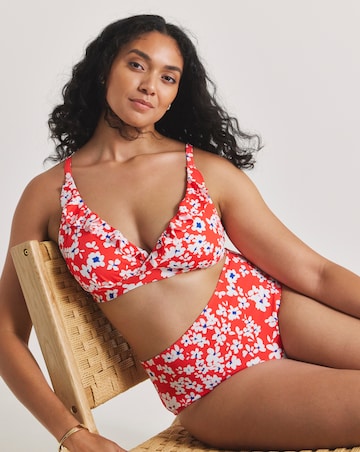 Value 2 Pack Ruffle Plunge Bikini Tops