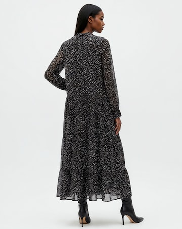 Religion Collarless Spot Maxi Dress