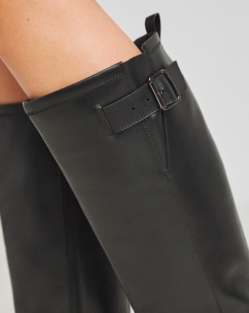 Winona Smart Leather Riding Boots - Wide Fit (E) & Curvy Calf