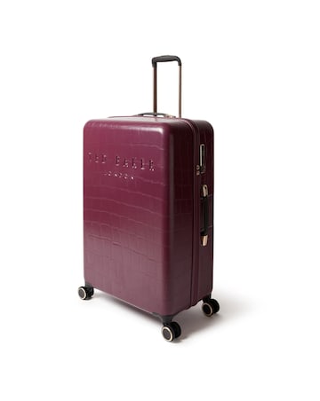 Ted Baker Plum Large Suitcase