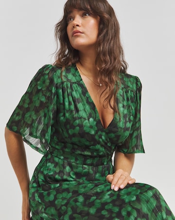 Flounce London Leopard Maxi Dress