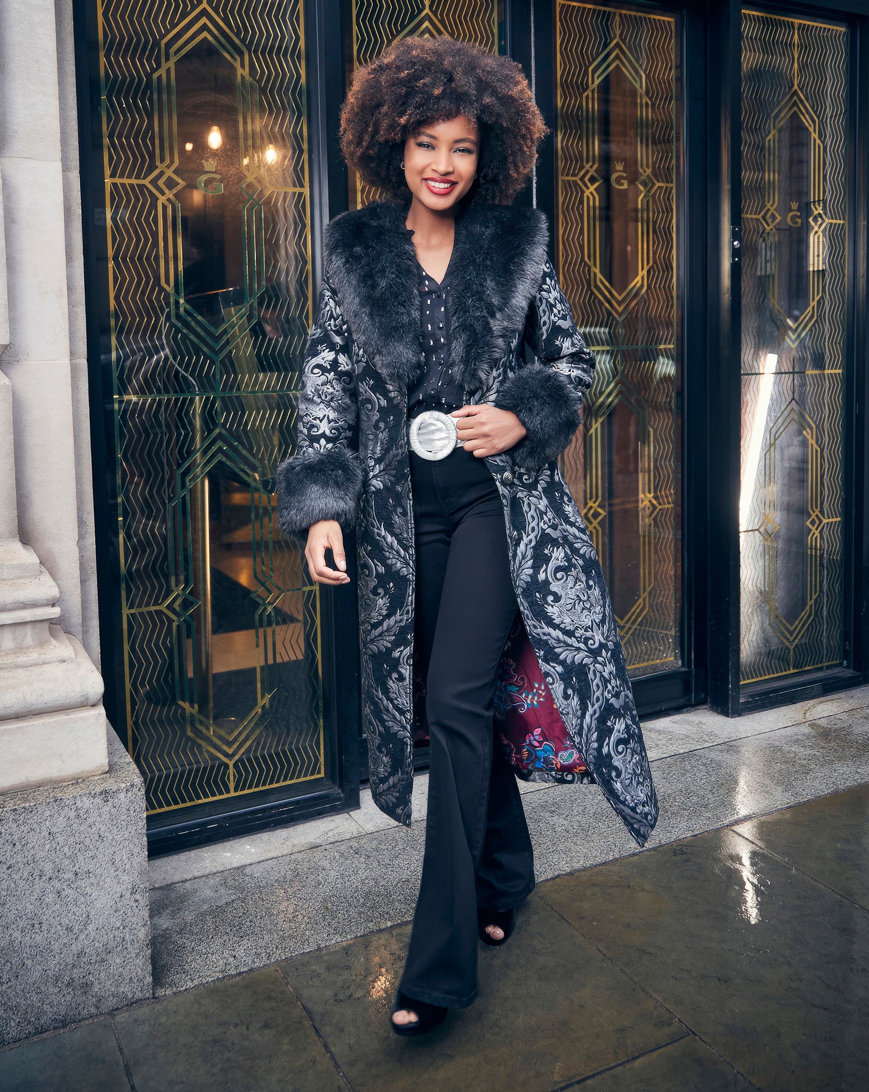 Joe Browns Statement Jacquard Coat | Simply Be
