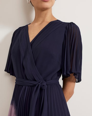 Phase Eight Abigail Printed Pleat Maxi Dress