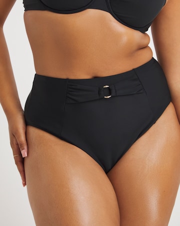 Figleaves RENE High Waist high leg belted brief