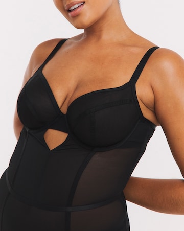 Panache Tango Essence Wired Bodysuit Obsidian