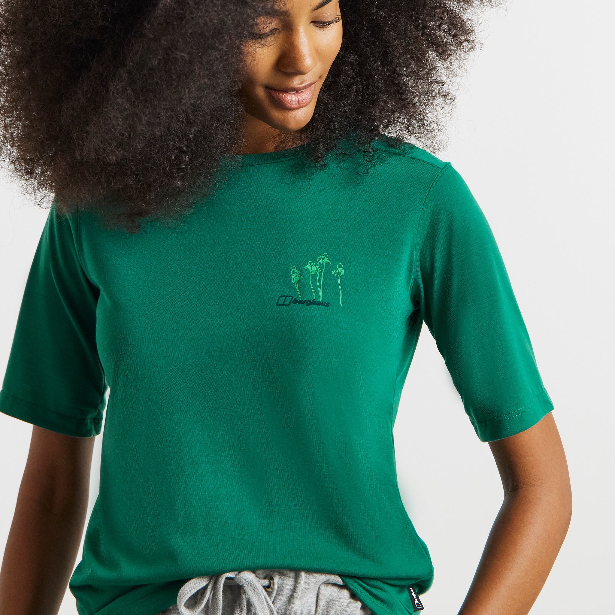 Green t-shirt from Berghaus