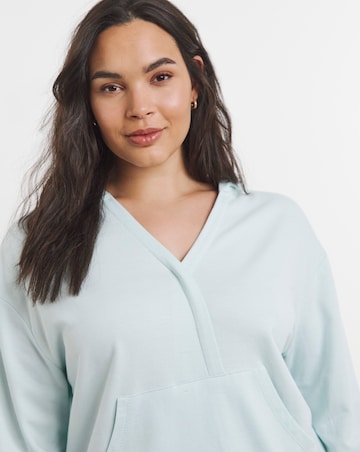 Mock Wrap Hoodie and Short Lounge Set