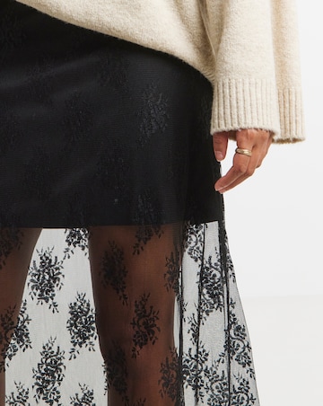 Simply Be Lace Full Maxi Skirt