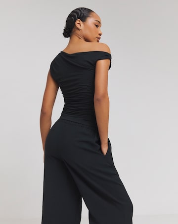 TALA 365 Asymmetric Ruched Side Top