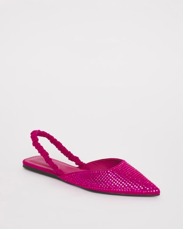 Lyon Embellished Flat Shoes - Wide Fit (E)