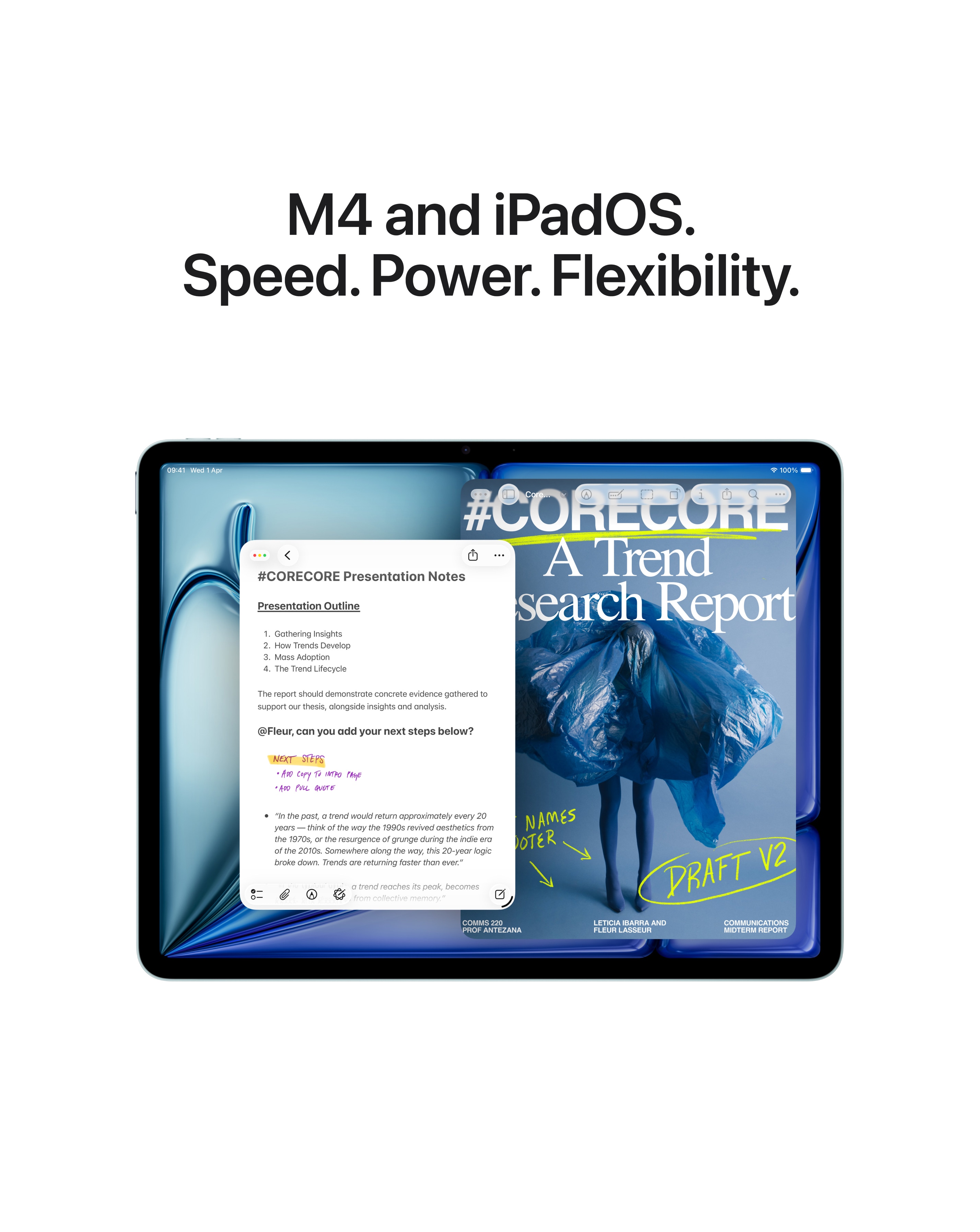 Apple iPad Air (M4, 2026) 11inch Wi-Fi 128GB - Starlight | Simply Be