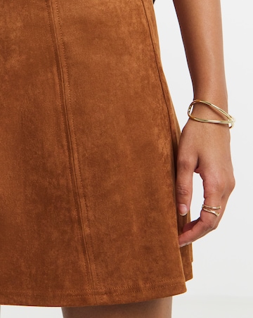 Simply Be Suedette Mini Skirt