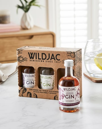 Wildjac Fruit Gin Collection Gift Box 3 x 50ml