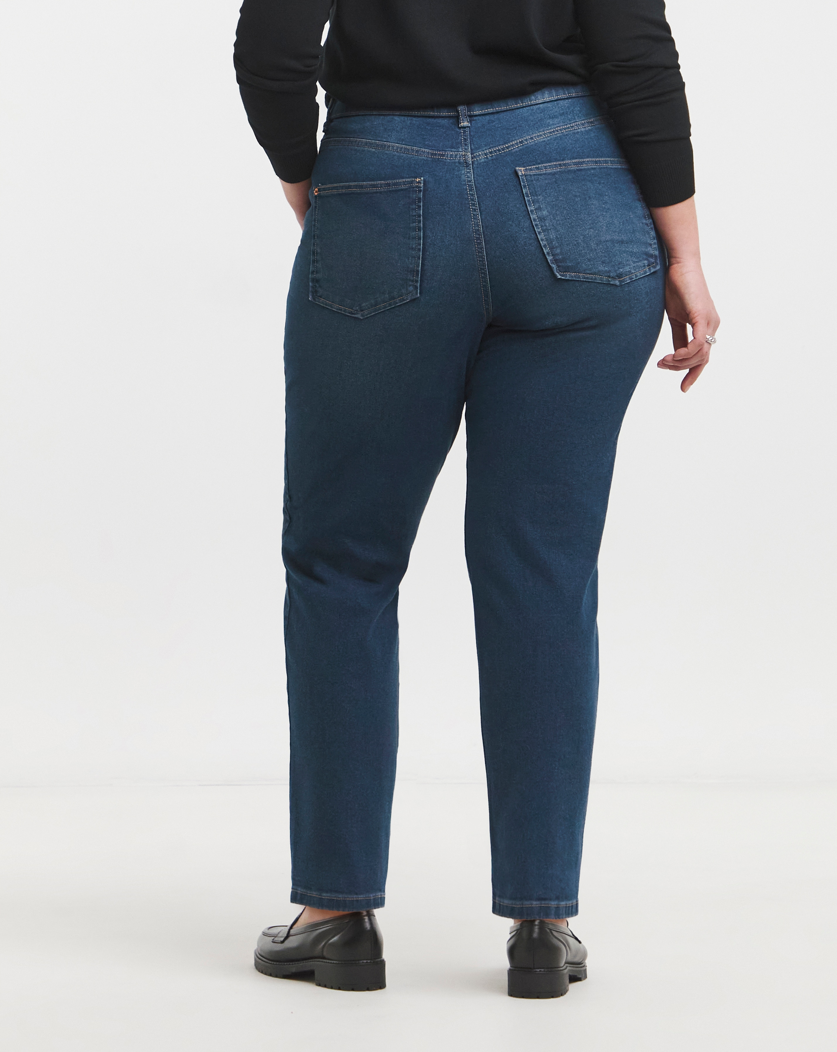 Vintage Blue 24/7 Stretch Boyfriend Jeans Simply Be