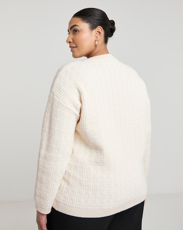 Joanna Hope Boucle Knit Cardigan